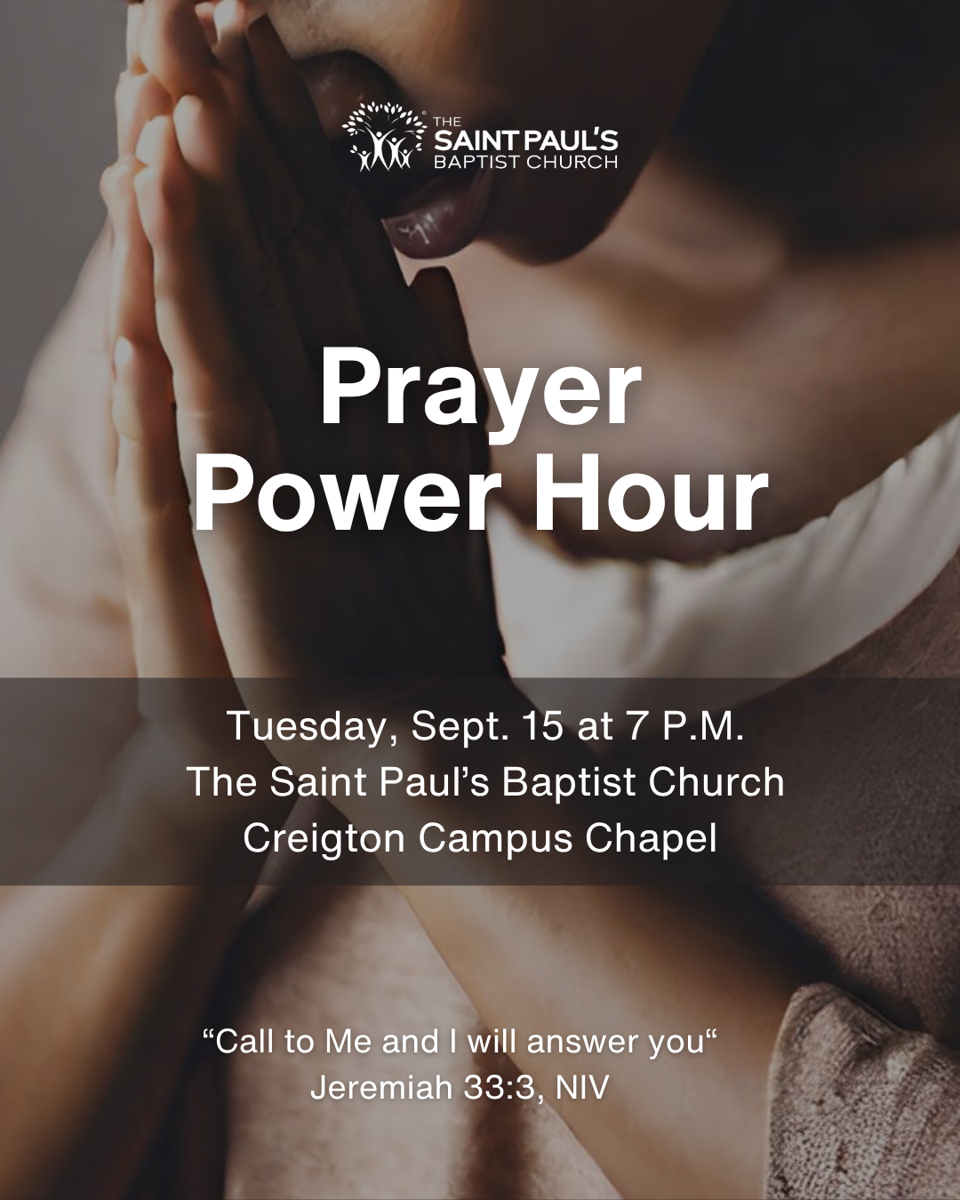 Prayer Power Hour flyer