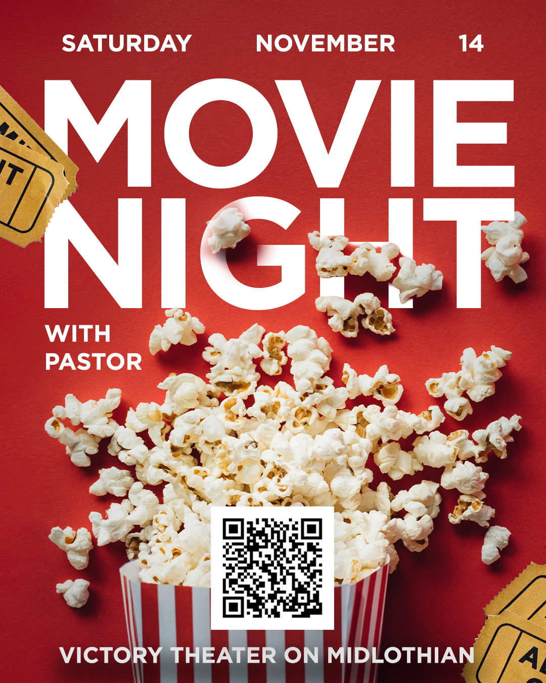 Pastor & People Movie Experience flyer